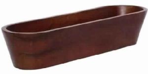 Wooden Bread Serving Basket