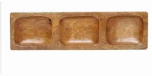 Wooden Condiment Tray for Dining Table