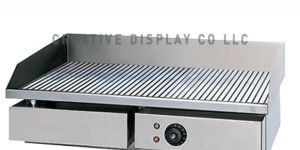Electric Griddle Grooved Table Top 55 Cm
