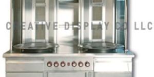 Shawarma Machine Double Unit Free Standing