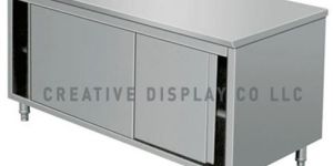 Table Cabinet with Sliding Door 180cm