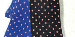 Polka Dot Silk Print Elastic Tape
