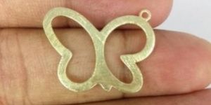 Gold Plated Brushed Pendant