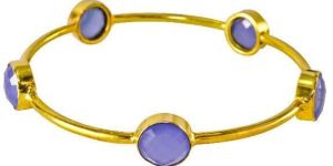 Blue Chalcedony Bangle / Bracelet