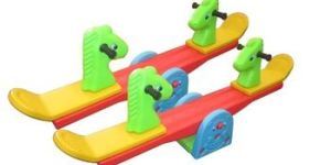 Double Horse Rider Seesaw