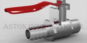 Brass Mini Valve Male Hose Barb