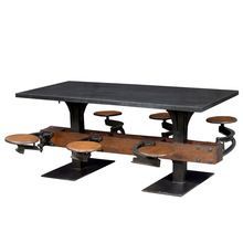 Vintage Indian Iron Metal Table