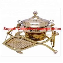 Swimming Fish Brass Chafing Dish