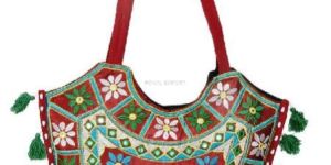 Folk Style Elephant Embroidered Bags
