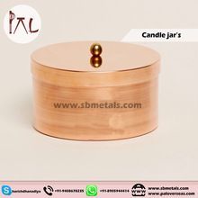 HANDMADE COPPER CANDLE TINS