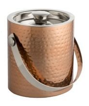 Copper Double Walled Stainless Steel Ice Bucket