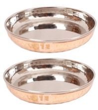 Copper Rectangular Tray Set