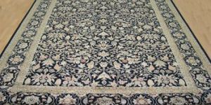 Silk Black Carpet Rug
