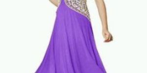 Purple Georgette Suit Material