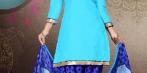 Glass Cotton Work Salwar Kameez