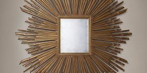 17TH C. SUNBURST MIRROR