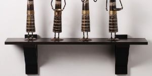 DDASS METAL TRIBAL LADY FARMER SHOWPIECES FOR WALL DECOR