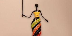 DDASS MUSICIAN LADY FOR WALL DECOR