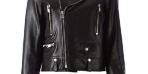 Ladies Black Leather Jacket
