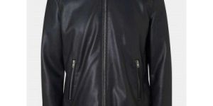 Mens Black Leather Jacket