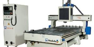CNC Router with Linear Auto Tool Changer Vacuum Table