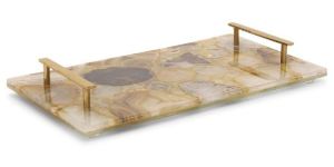 Decorative Agate Tray for Food