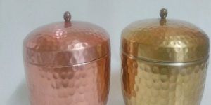 Iron Tin Candle Container