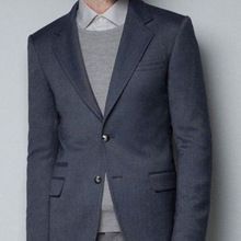 Dark Grey Velvet Jacket