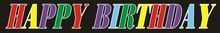 Foil Banner Happy Birthday