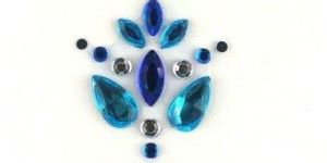 Face Jewels Blue Turquoise