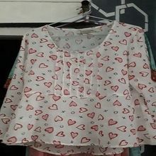 Short Dress Kurti in Heart Print