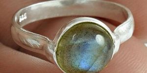 Beautiful 925 Sterling Silver Labradorite Gemstone Ring Jewelry Al Por Mayor