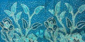 Embroidered George Fabric