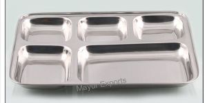 Stainless Steel Dinner Plate