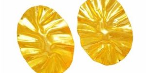 Full Gold Electroplated Stud Earring