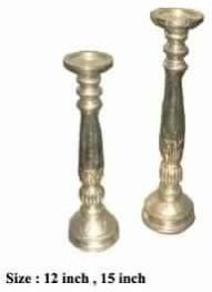 Aluminium Fitted Candle Holder