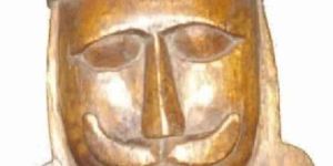 Wooden Decorative Face