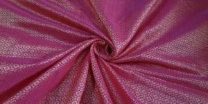 Brocade Bright pink x metallic Gold Color 44 inch BRO554[6]