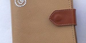 Leather with Gem Stone Wallets