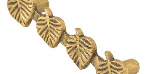 Brass Handcrafted Four Leaf Door Handle