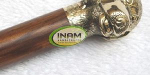 Wooden and Brass Spoon Lifter