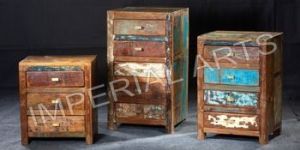 RECYCLE WOOD DRAWER CHEST