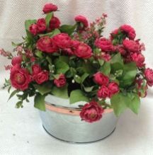 Copper Flower Planters