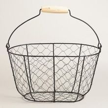 METAL IRON WIRE FRUIT BASKET