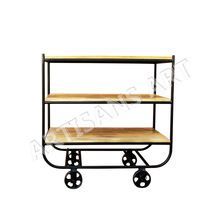 Vintage Industrial Metal Trolley