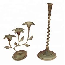 Aluminium 3 Arm Flower Shape Candle Stand