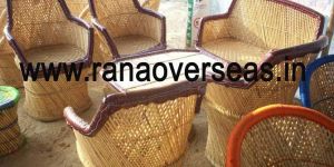 Bamboo Chair Table Set