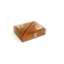 Brass Inlay Plain Box