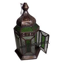 Metal Hexagonal Shape Colorfull Candle Lanterns