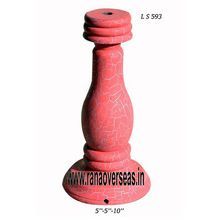 Modern Indoor Decoration Pink Colour Wooden Lamp